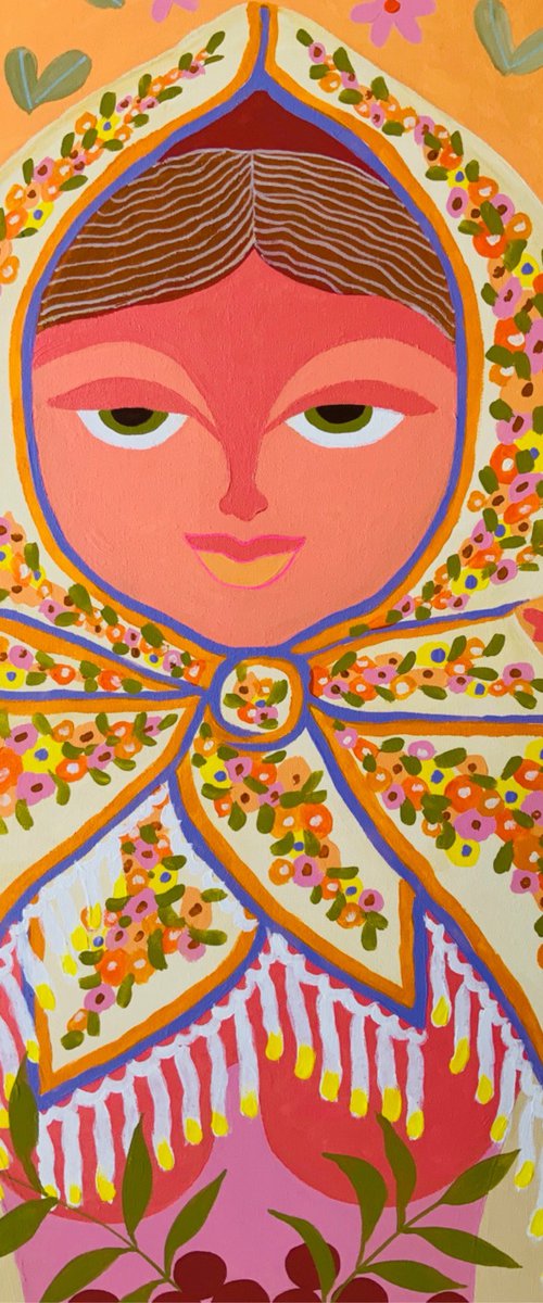 Babushka and the Cherry Bowl by Hiranya R