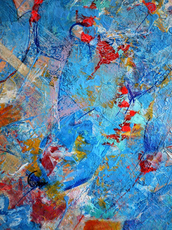 Fantasy with Blue Tulips