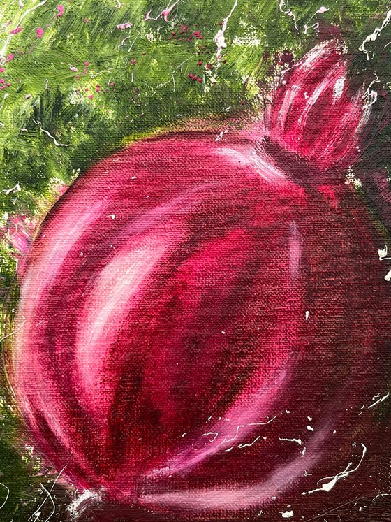 Pomegranate original oil painting