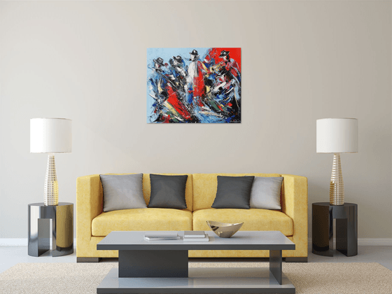 Jazz Band on Canvas