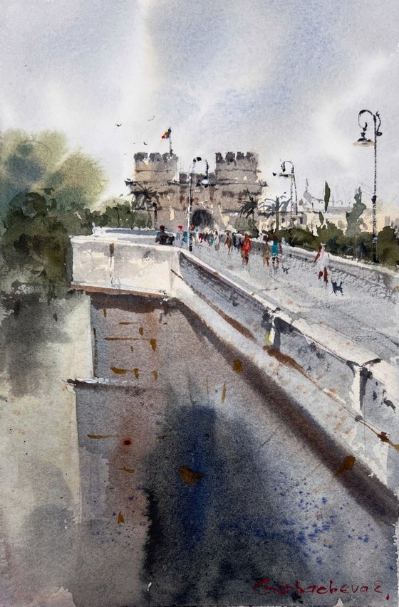 Serrans Bridge Views(Diptych)