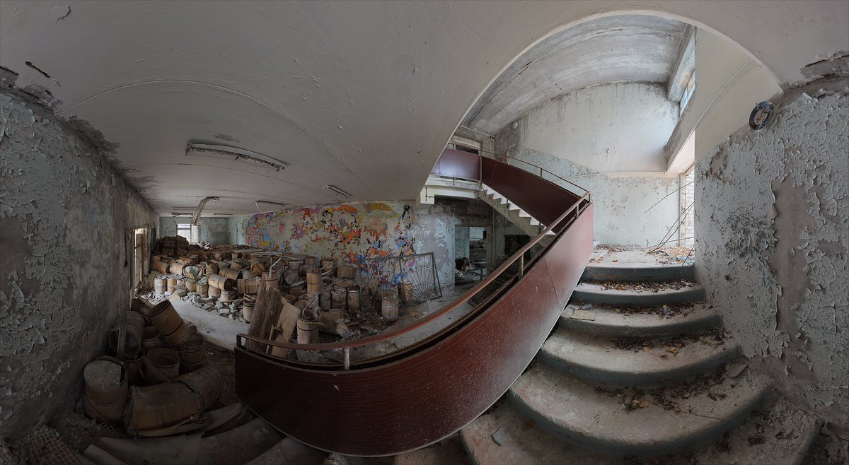 Photorealistic Photograph , #45. Pripyat Gym Hall 1 By Stanislav Vederskyi, 73 X 41, Artwork For Sale On Artfinder