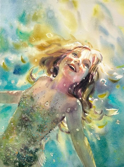 little mermaid 3 by Olha Retunska