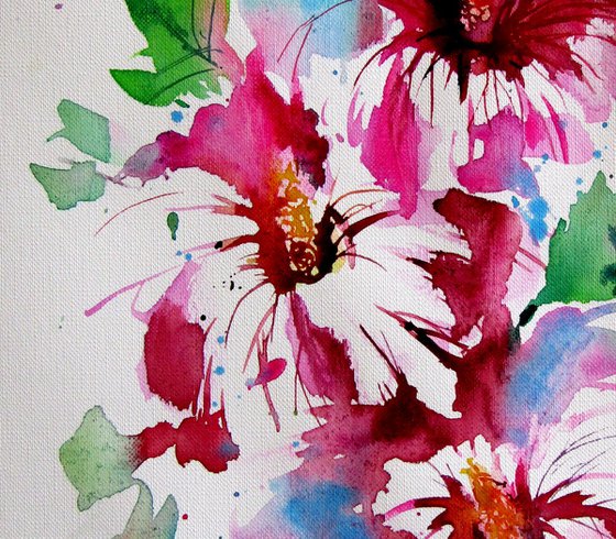 Three flowers