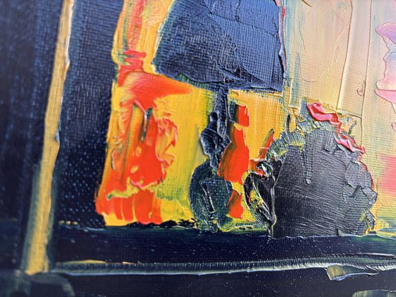 Warm window in the night