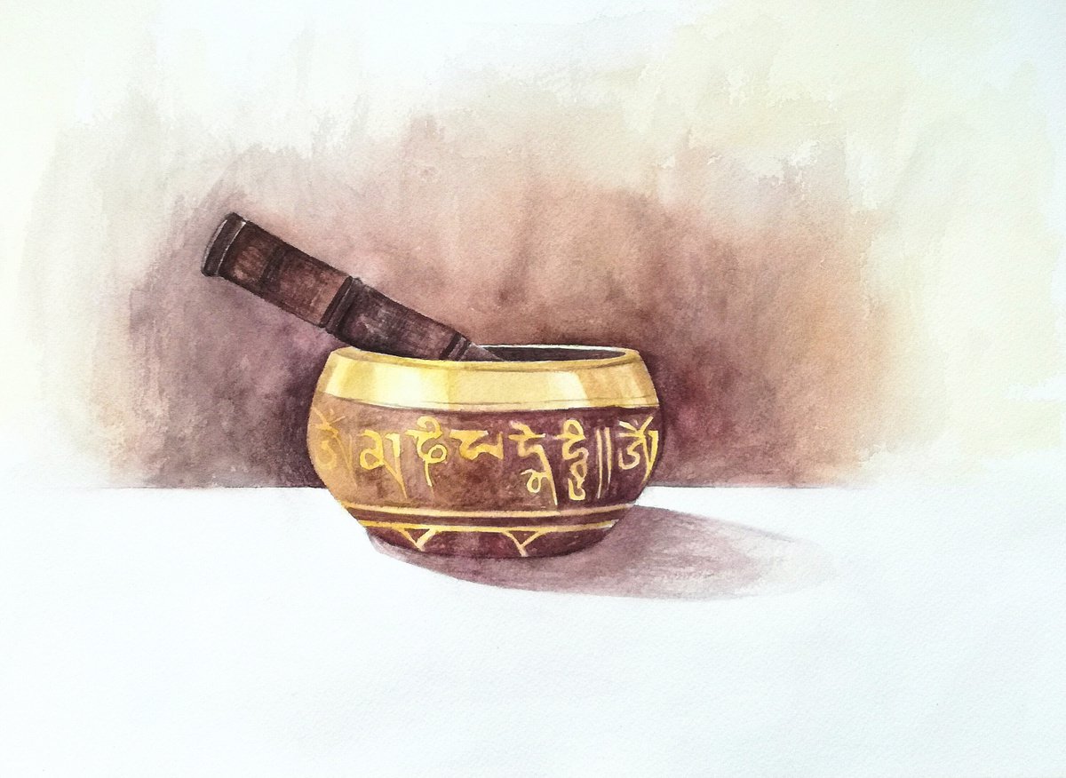Buddhist singing bowl by Natalia Salinas Mariscal