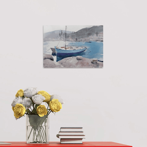 Boat in the harbor