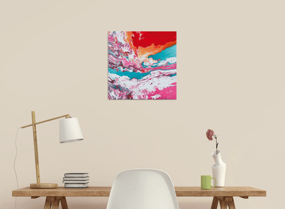 ABSTRACT #4 PINK F