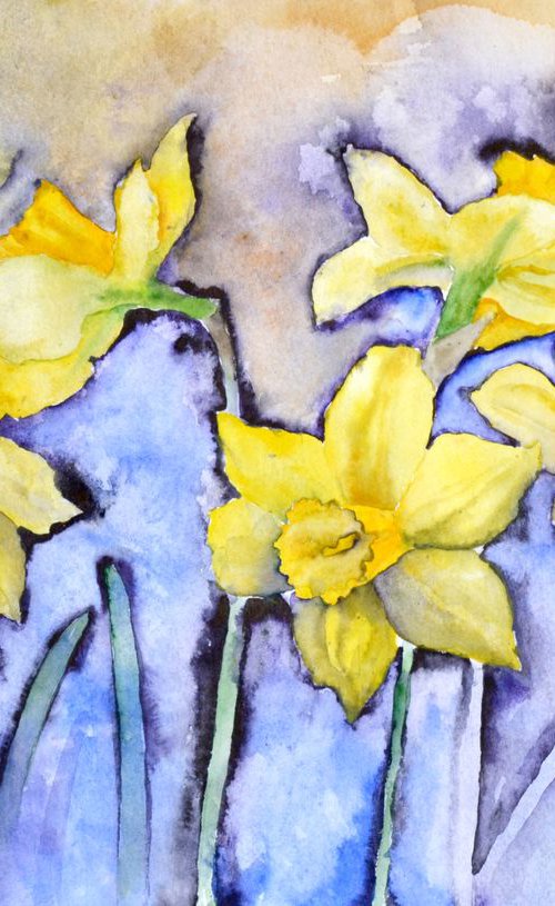 Daffodils 3 by Anna Masiul-Gozdecka