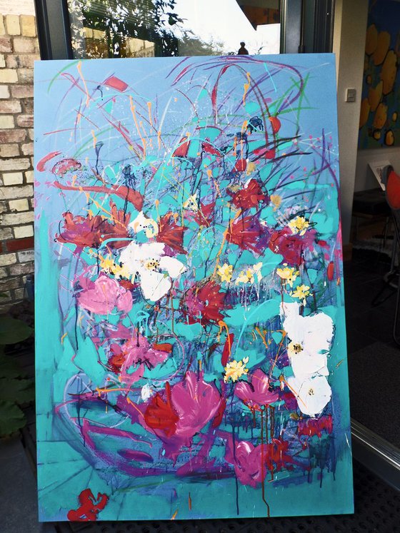 Summer In The Garden (Number 1) - An Abstract