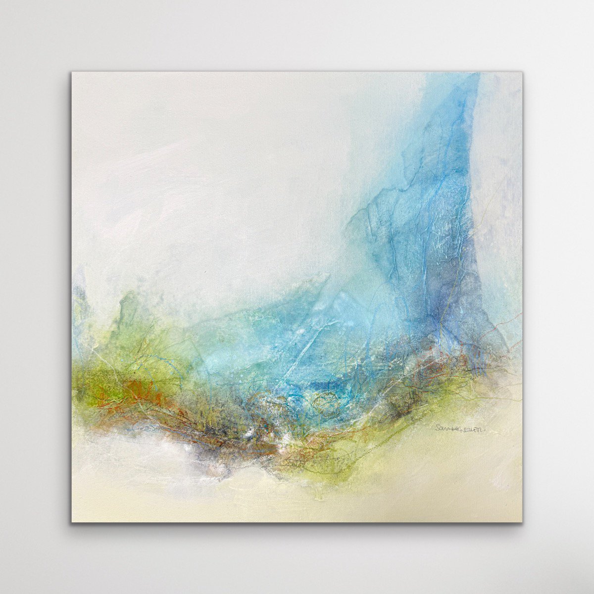 Abstract Acrylic Painting By Kirsten Schankweiler, 20 X 20", Whispers Of The Wild No. 13, Original Artwork