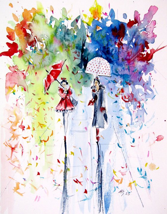 Walking people collection