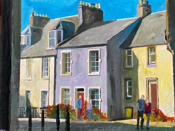 Scottish Houses In The Sun