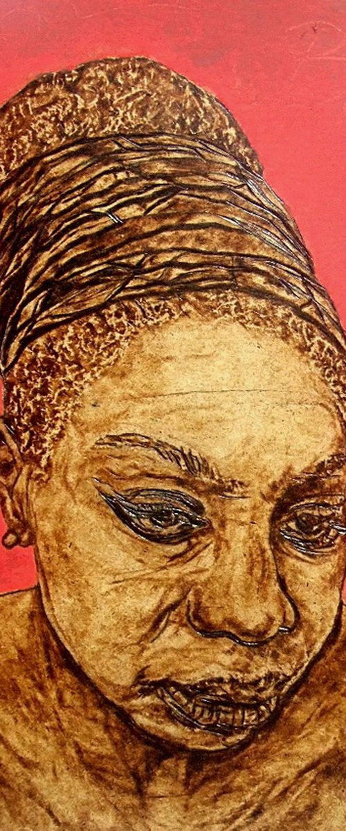 Nina Simone by MILIS Pyrography