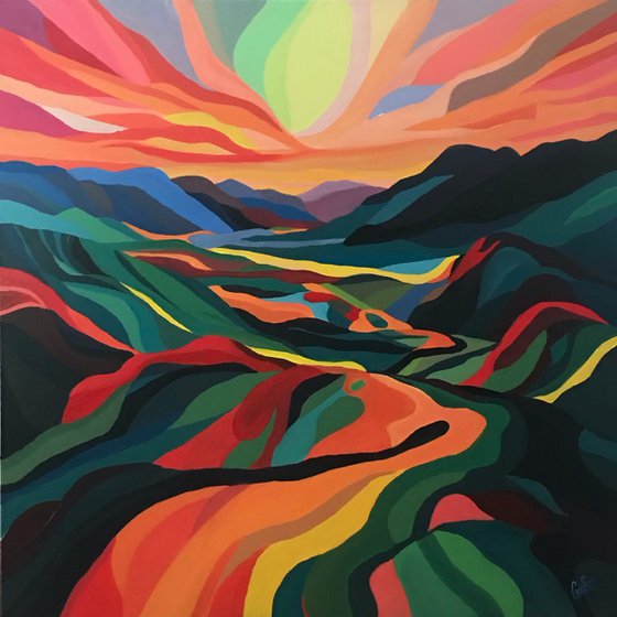 Rainbow meadow
