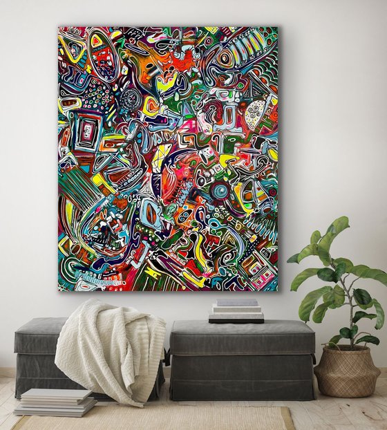 78''x65''(200x165cm), Life in Colors 20