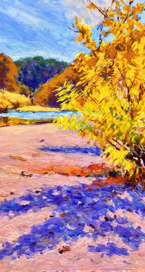 Sunny Day on the Jacks Fork by Daniel Fishback