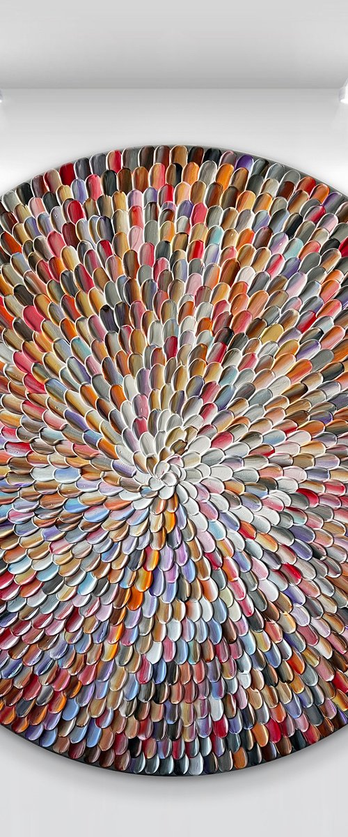 'Earthed III' - 30x30” by Tatiana Georgieva