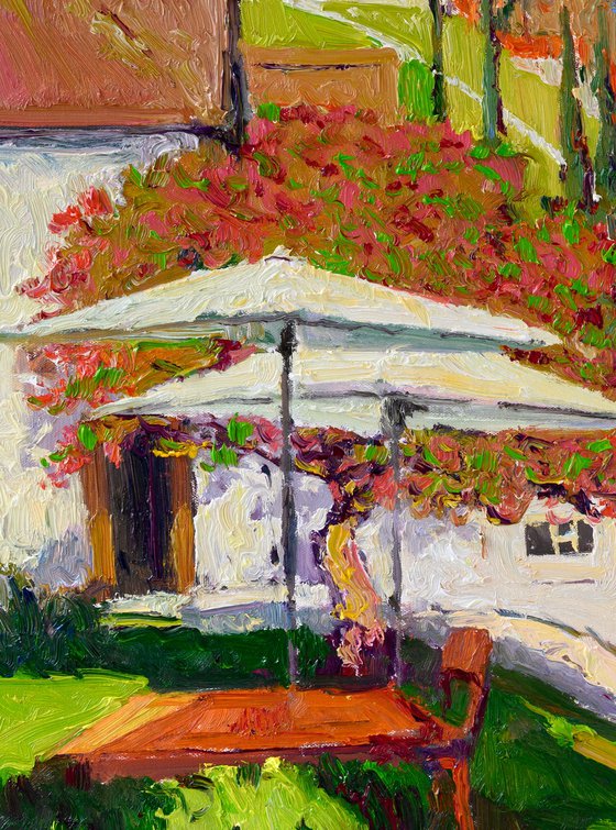 Guesthouse with White Umbrellas