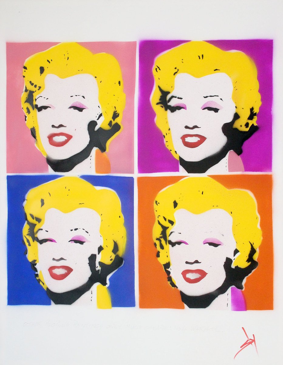 Urban And Pop Painting , Other No. 4 Warhol (Bc). By Juan Sly, 23 X 30, Artwork For Sale On Artfinder