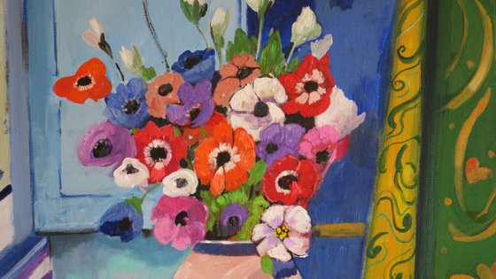Anemones - A tribute to Matisse