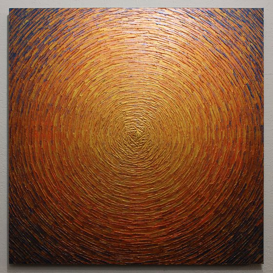Large shine gold orange colors 3