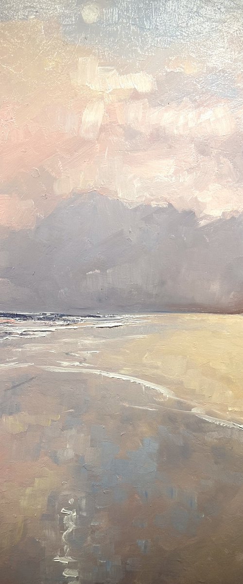 Moonrise at sea. by Tom Cringle