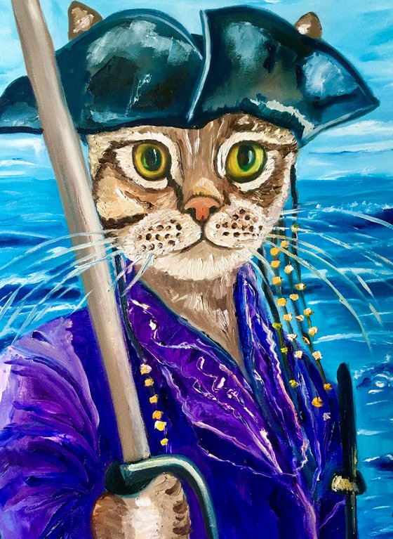 Troy The Cat Pirate of the Caribbean.