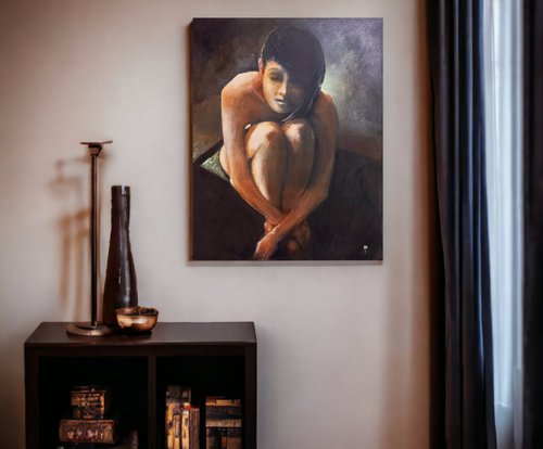 Nude 9, Contemplation by Alan Harris
