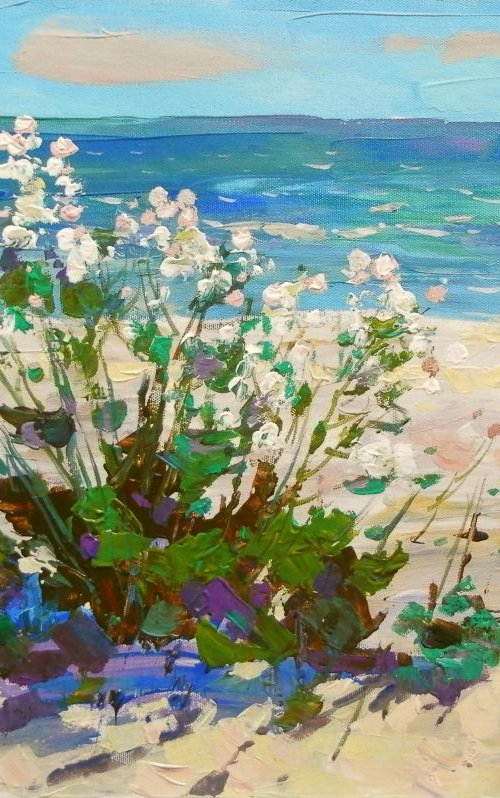 Artist and the sea by Sergey  Kachin