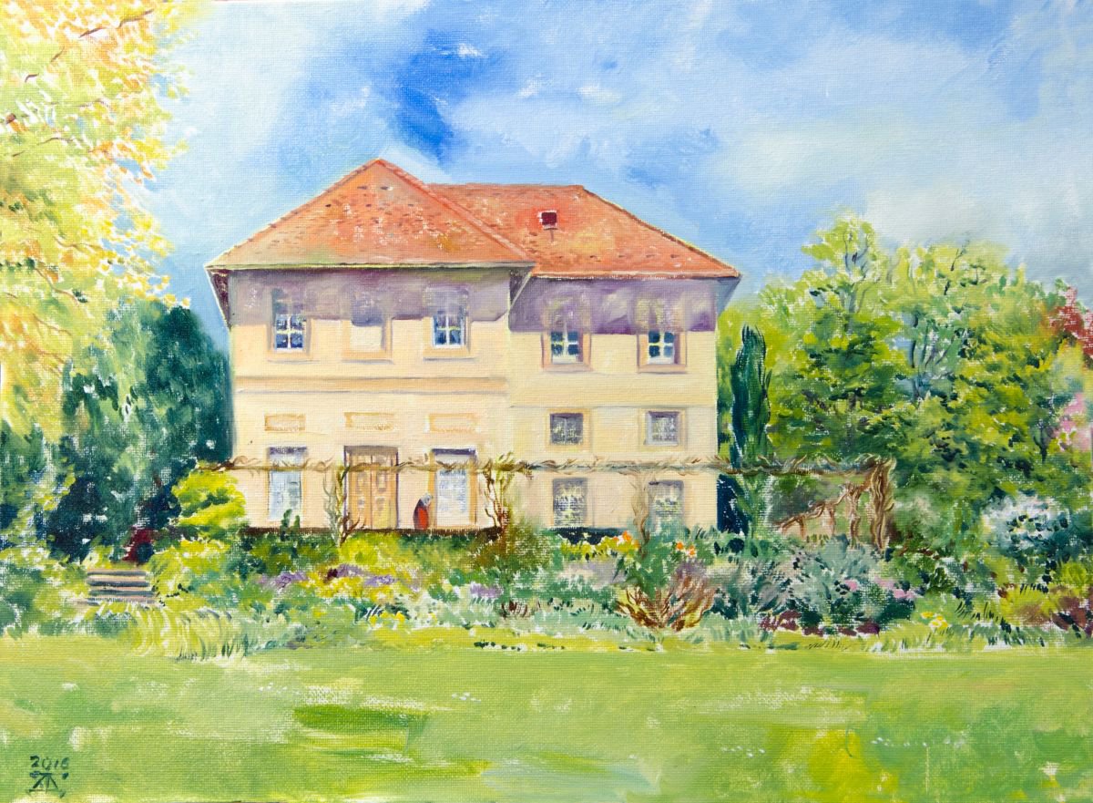 Hohenheim Botanical Garden By Daria Galinski, 16 X 12, Artwork For Sale On Artfinder