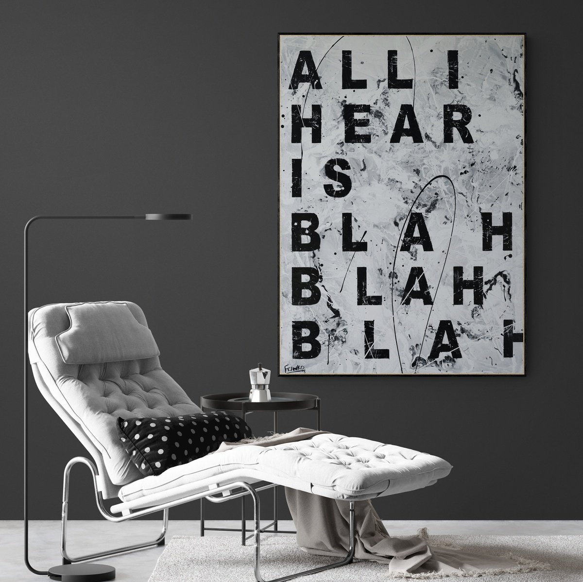 Painting , All I Hear By Franko, 39 X 55, Artwork For Sale On Artfinder