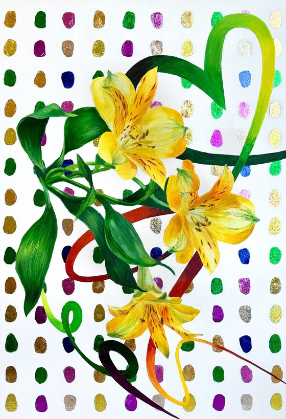 Dancing light on Yellow