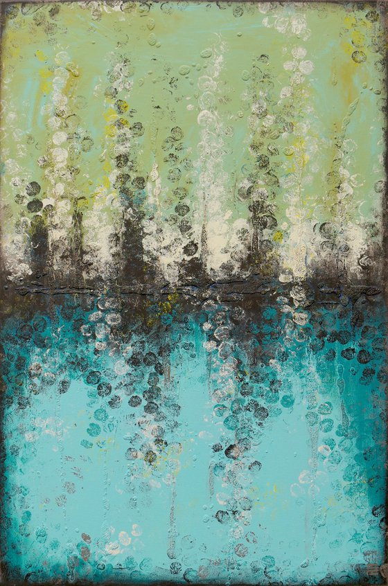 Boiling Bubbles Turquoise