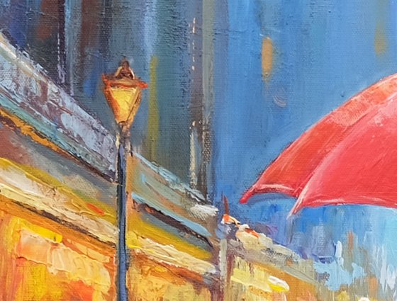 City Rain Reflections