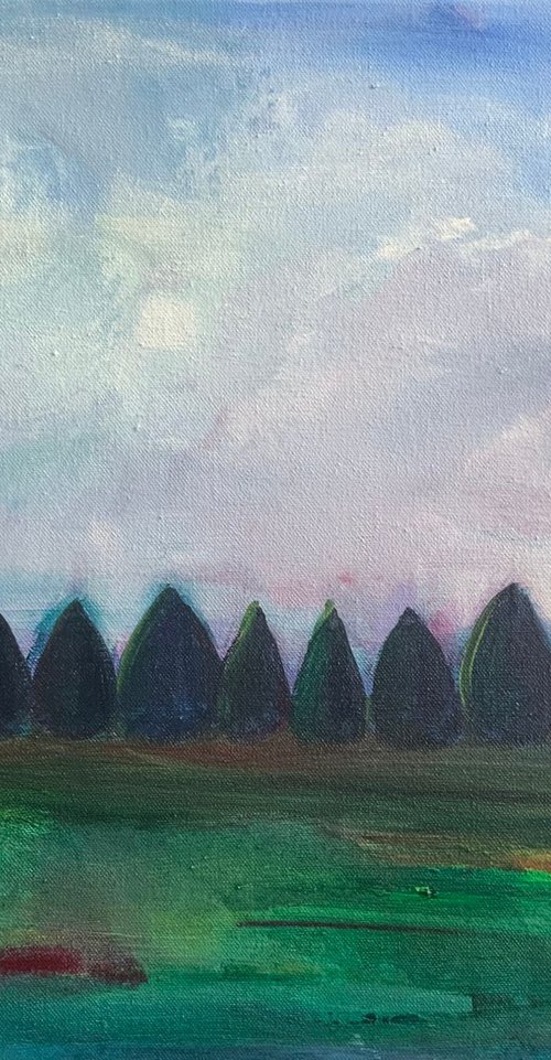 Stillness Magical Landscape by Eleanore Ditchburn