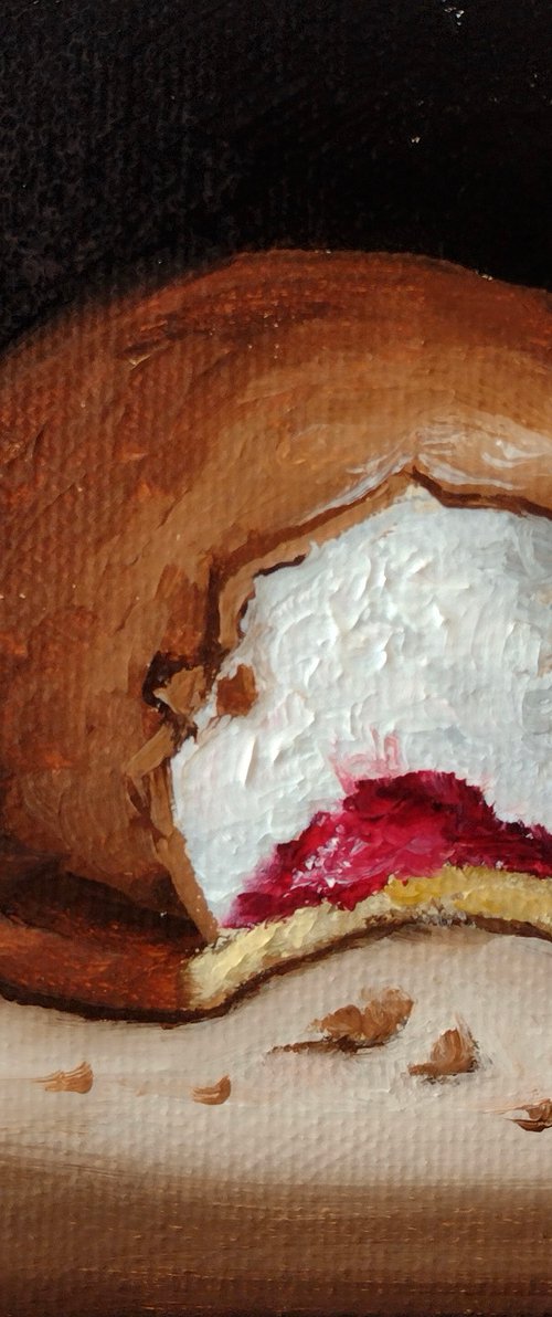 Little Jam Teacake still life by Jane Palmer Art