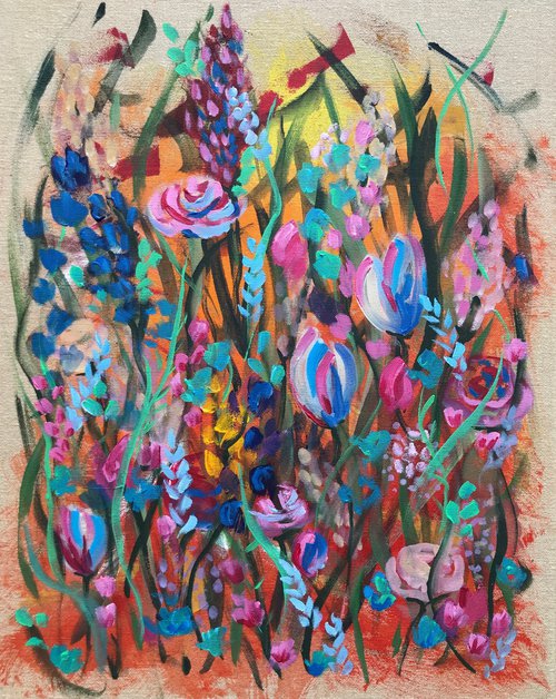 In the garden by Julie Stepanova