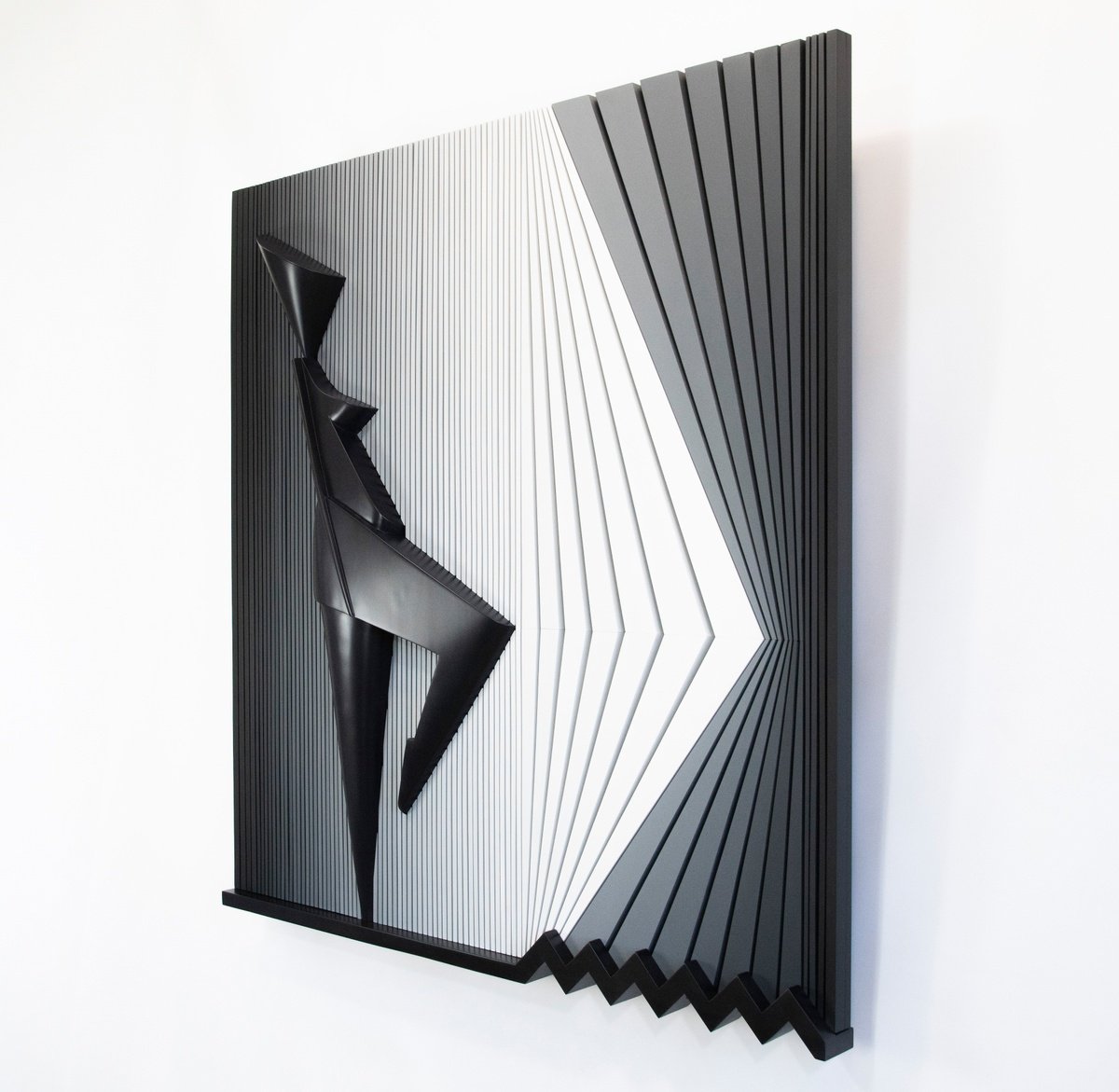 Abstract Relief By Dmytro Shavala, 47 X 49, Sleep-Walker, Original Artwork