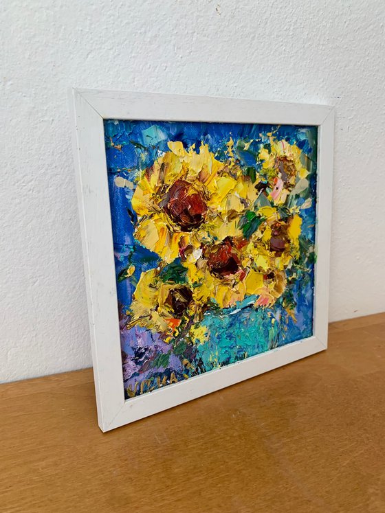Windmill and Sunflowers