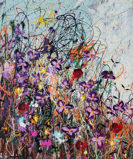 Where The Wildflowers Bloom - Diptych