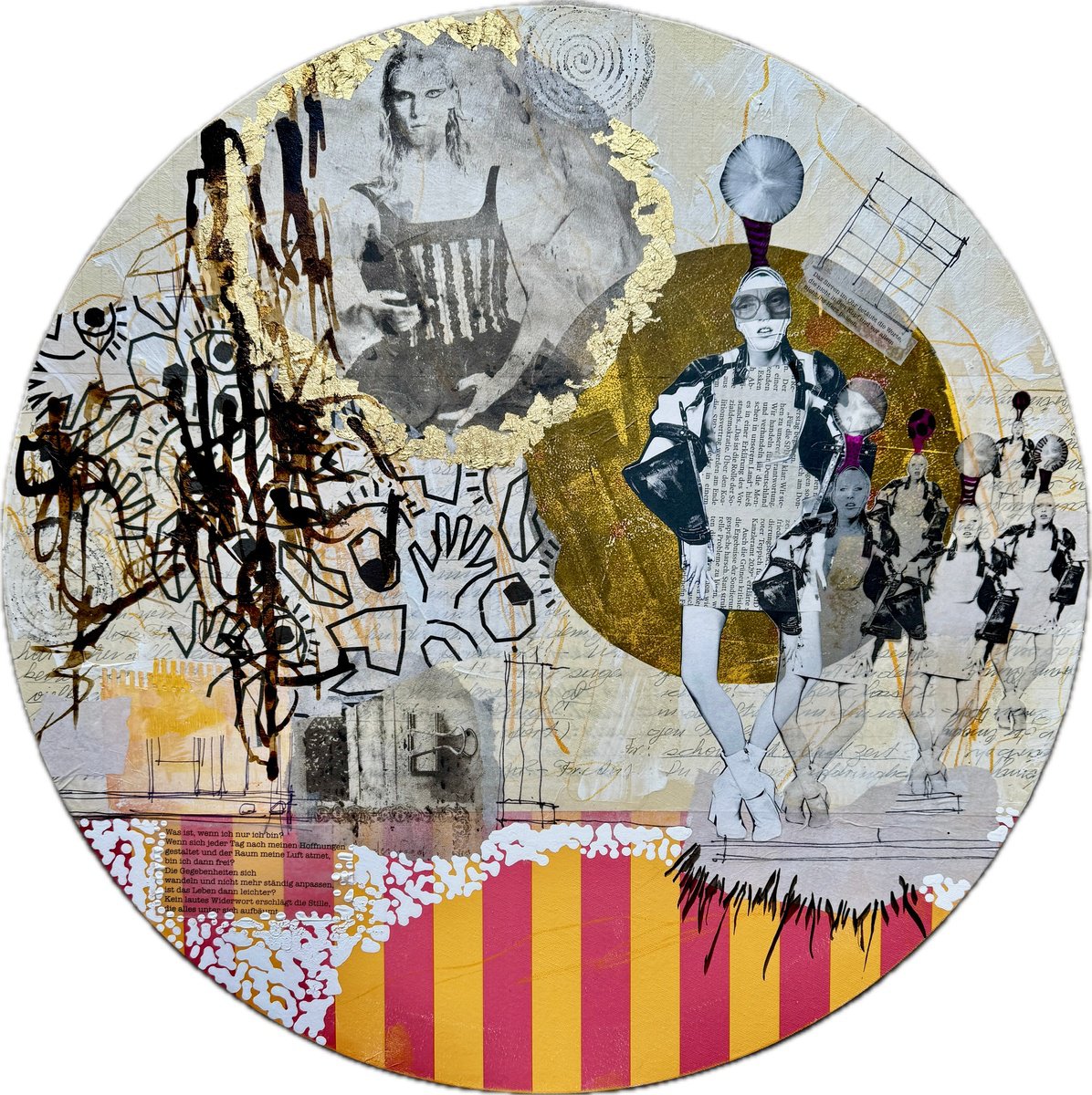 Portrait Painting By Marita Tobner, 20 X 20", What Doesn