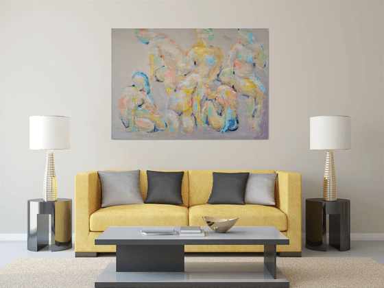 Figure study in yellow