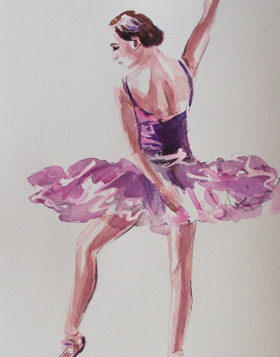 Ballerina  Watercolor Series