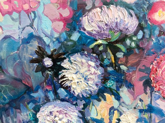 Asters. Autumn Flight