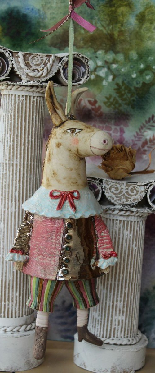Bottom. From Midsummer Night's Dream Ceramic illustration project by Elya Yalonetski by Elya Yalonetski