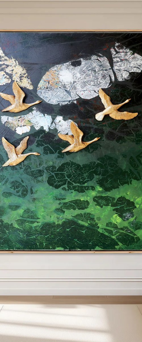 The Wings I Created by Poovi Art