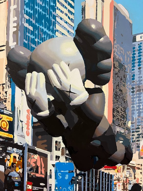 Kaws does New York