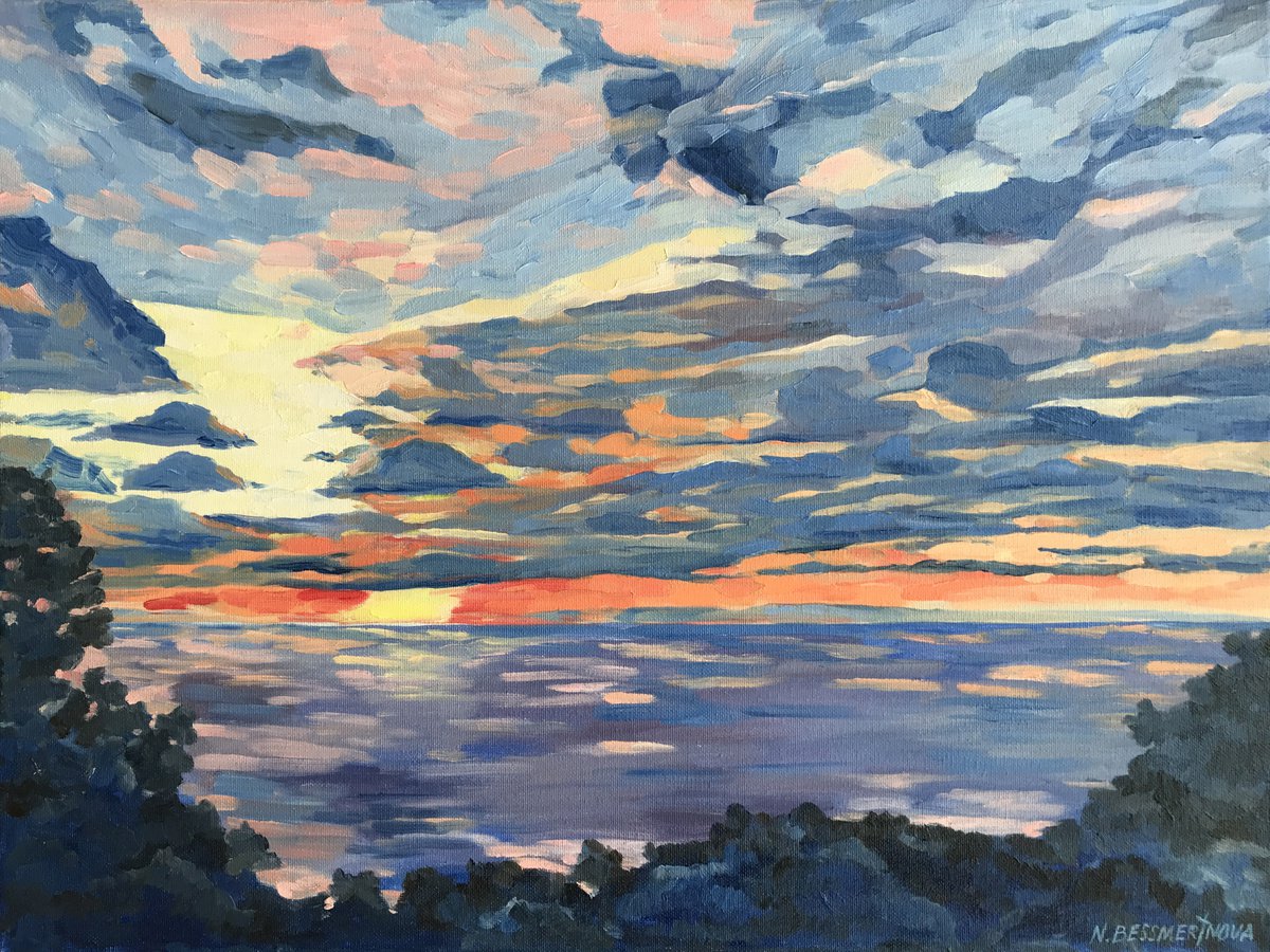 Sunset Dance By Natalia Bessmertnova, 24 X 18, Artwork For Sale On Artfinder