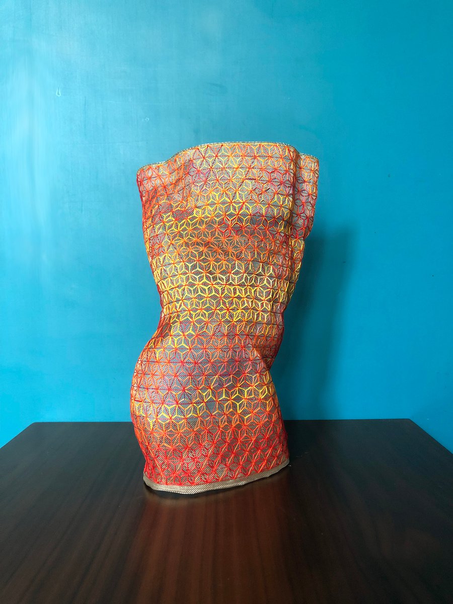 Expressive Landscape Sculpture By Gavin Tu, 6 X 10, Sunset Iii, Original Artwork